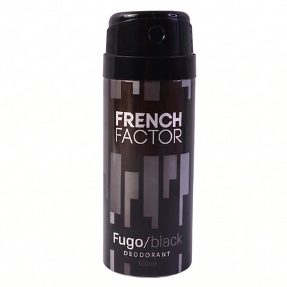 French Factor Fugo Black Deodorant Body Spray (1 Pc, 150 ML)