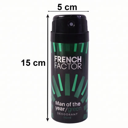 French Factor Man Of The Year Green Body Spray (1 Pc, 150 ML)