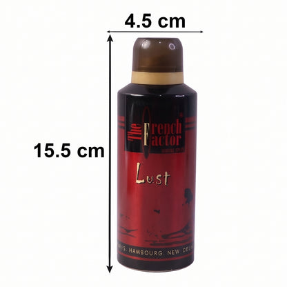 French Factor Lust Red Deodorant Body Spray (1 Pc, 150 ML)
