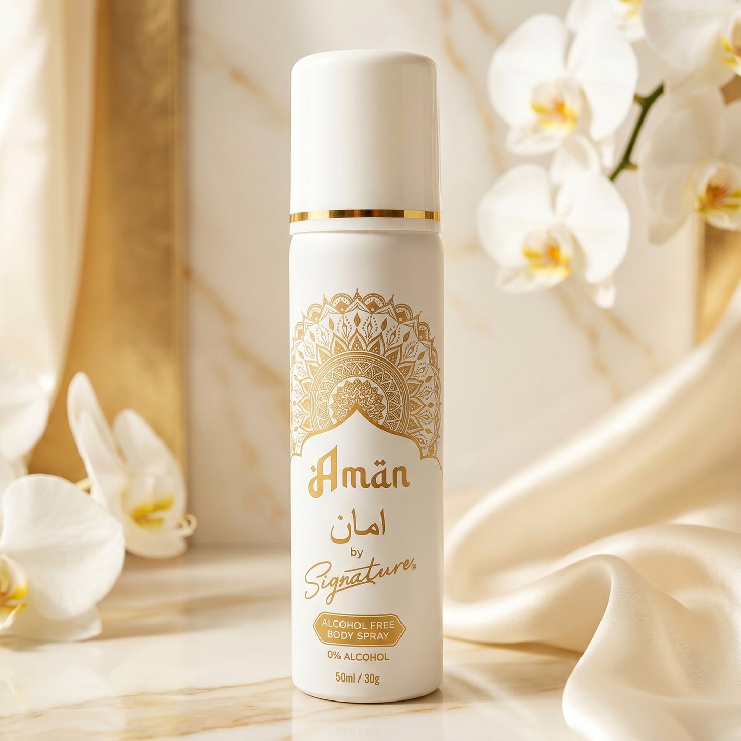 Arabic Oriental style alcohol-free men's fragrance spray