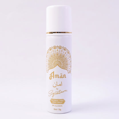 Premium halal men's Signature Aman fragrance spray