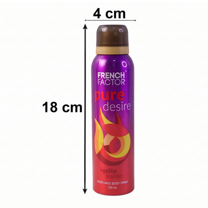 French Factor Pure Desire Perfumed Body Spray (1 Pc, 150 ML)