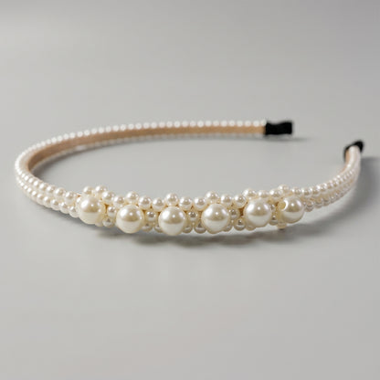 Pearl Beaded Designer Hairband for Women Stylish Headband (1 Pc)