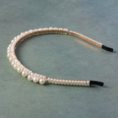 Elegant pearl hairband alternate view