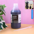 Red Permanent Marker Ink - 500ml Refill with Free Dropper