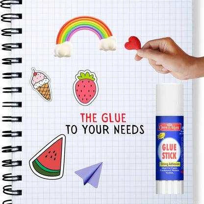 OfficeMate My Personal Office Kit – Complete Stationery Set with Glue Stick, Cutter, Markers, Correction Pen, Sticky Notes & More