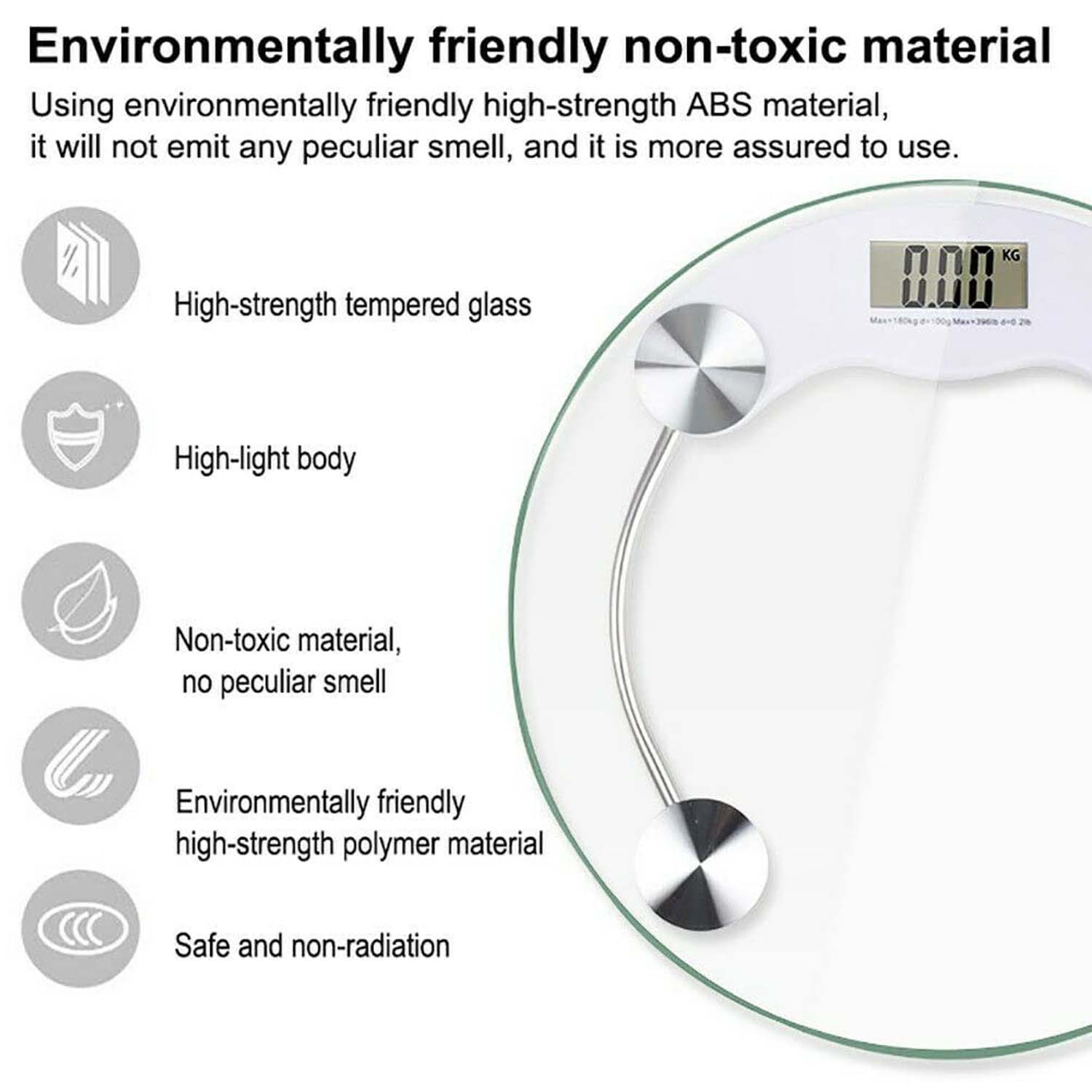Digital Personal Body Weight Scale (1 Pc)
