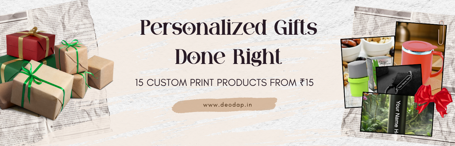 Personalized Gifts Done Right: 15 Custom Print Products from ₹15 (Bracelets, Bottles, Mugs & More)