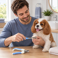 Pet Nail Clipper and File Set for Dogs and Cats, Home Pet Grooming Kit (1 Set)