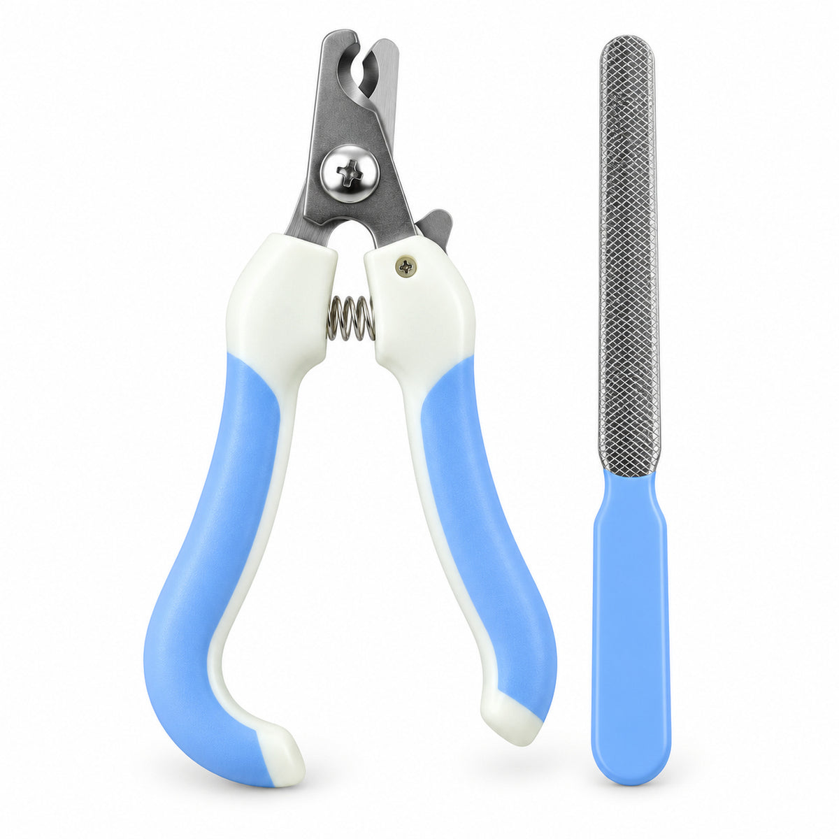 Pet Nail Clipper and File Set for Dogs and Cats, Home Pet Grooming Kit (1 Set)