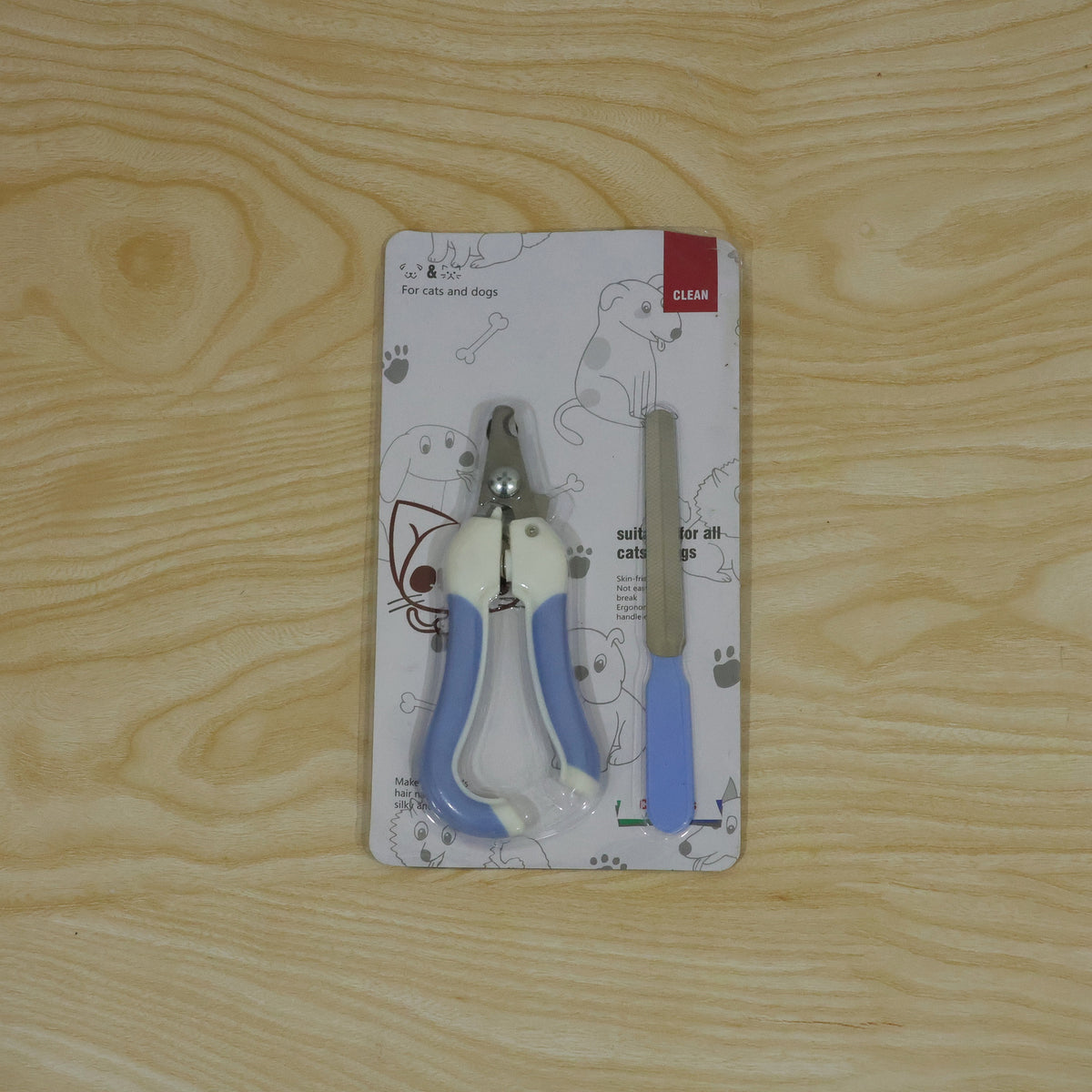 Pet Nail Clipper and File Set for Dogs and Cats, Home Pet Grooming Kit (1 Set)