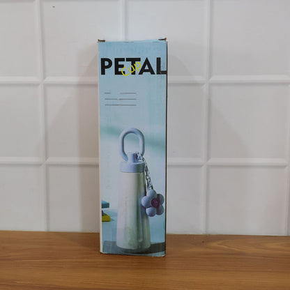 Water bottle in natural setting