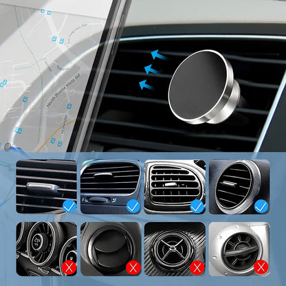 360° Rotating Magnetic Phone Holder Stand (1 Pc)