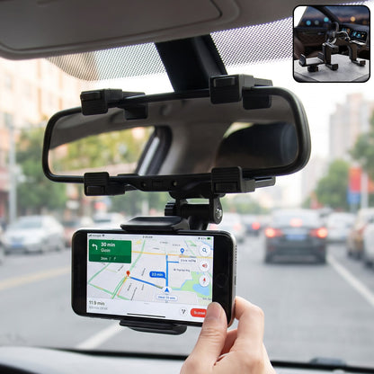 Car Rear View Mobile Holder – Universal Phone Mount | PHOBIA