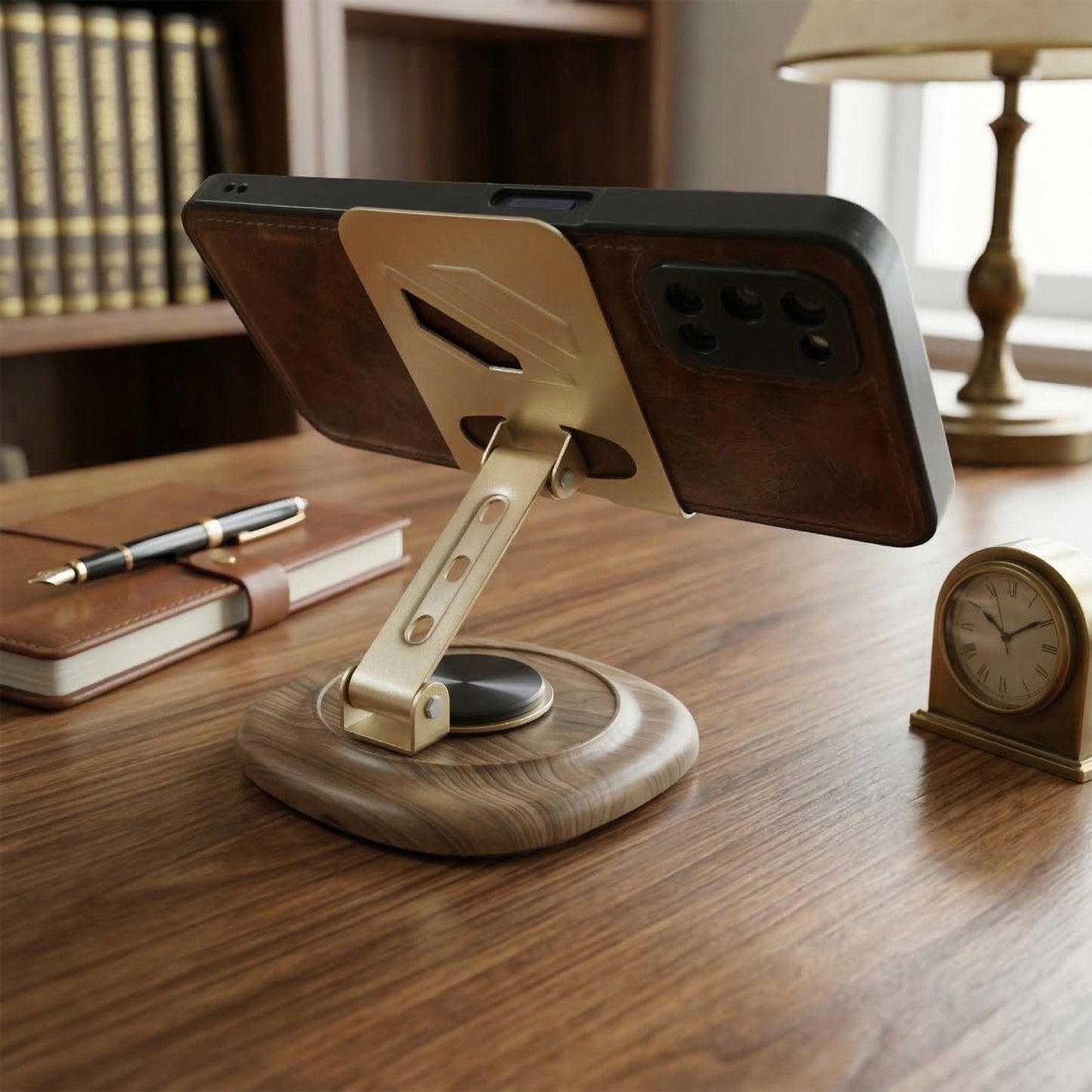 Mobile phone holder stand for desk use