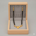 Leaf Pendant Mangalsutra – Gold Plated with Cubic Zirconia Accent