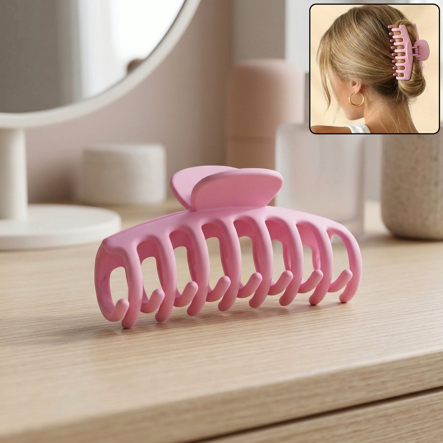 Elegant Strong Grip Hair Claw Clip for Women (1 Pc)