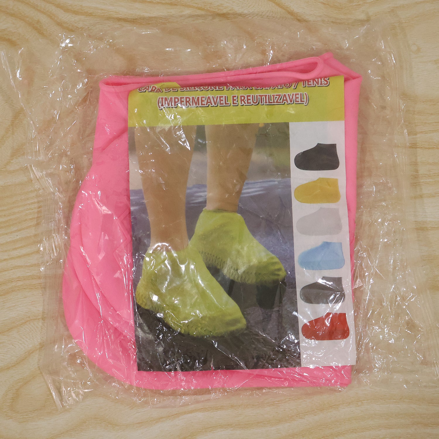 Large Size Reusable Waterproof Shoe Cover Silicone Rain Protector (1 Pair)