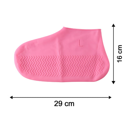 Large Size Reusable Waterproof Shoe Cover Silicone Rain Protector (1 Pair)