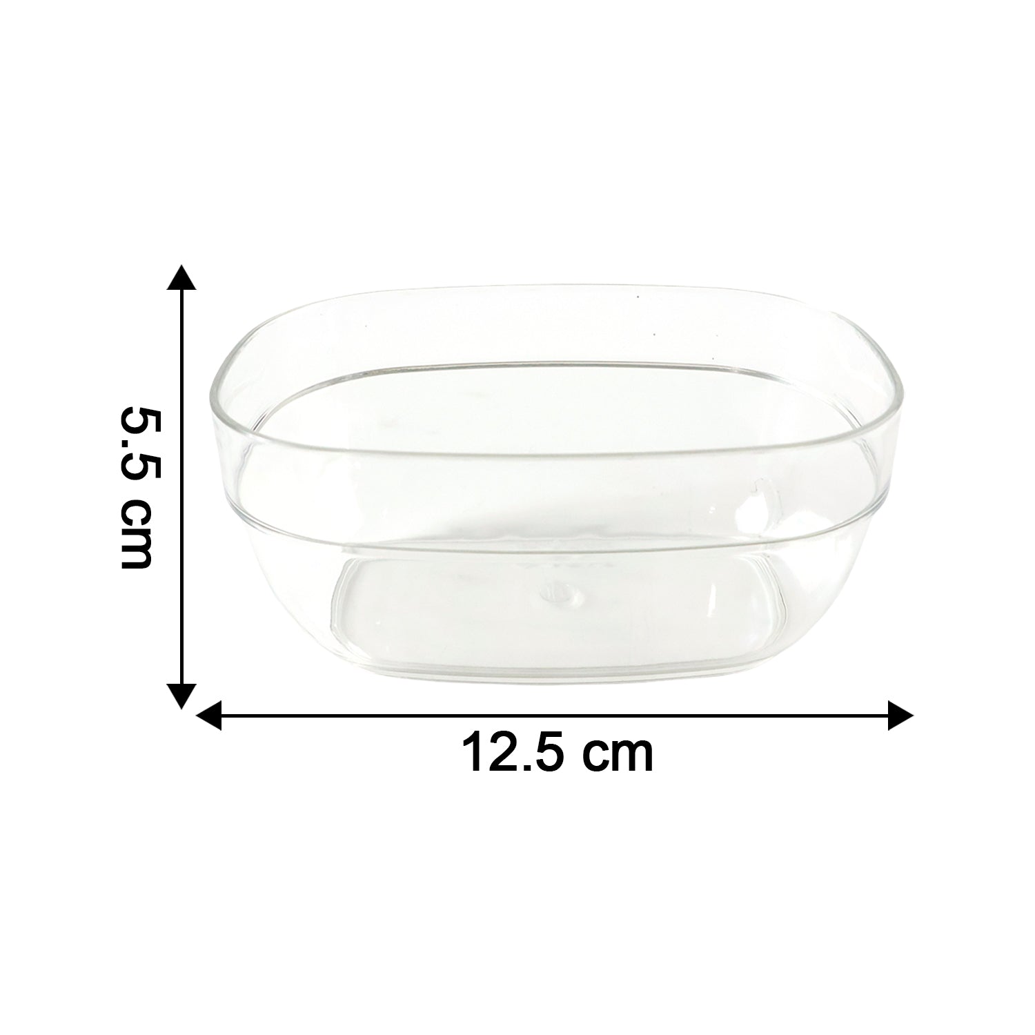 Multipurpose Transparent Serving & Storage Bowls Set (6 Pc Set)
