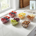 Clear Oval Serving Bowls Set – 6-Piece Multipurpose Kitchen Essential