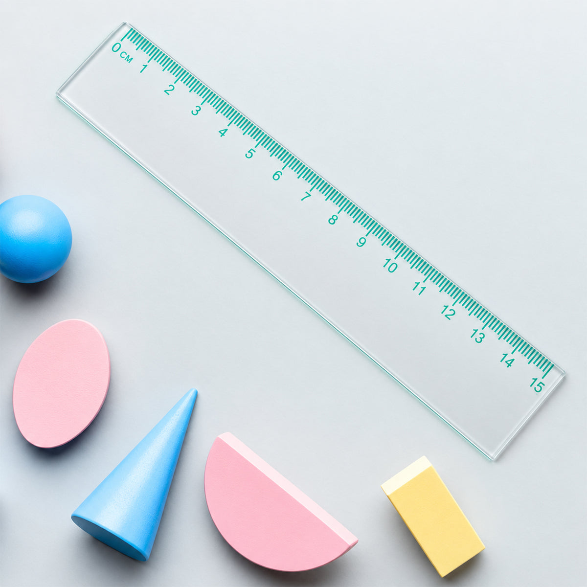 Transparent 15cm Plastic Scale – Durable and Lightweight Ruler
