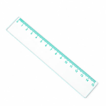 Transparent 15cm Plastic Scale – Durable and Lightweight Ruler