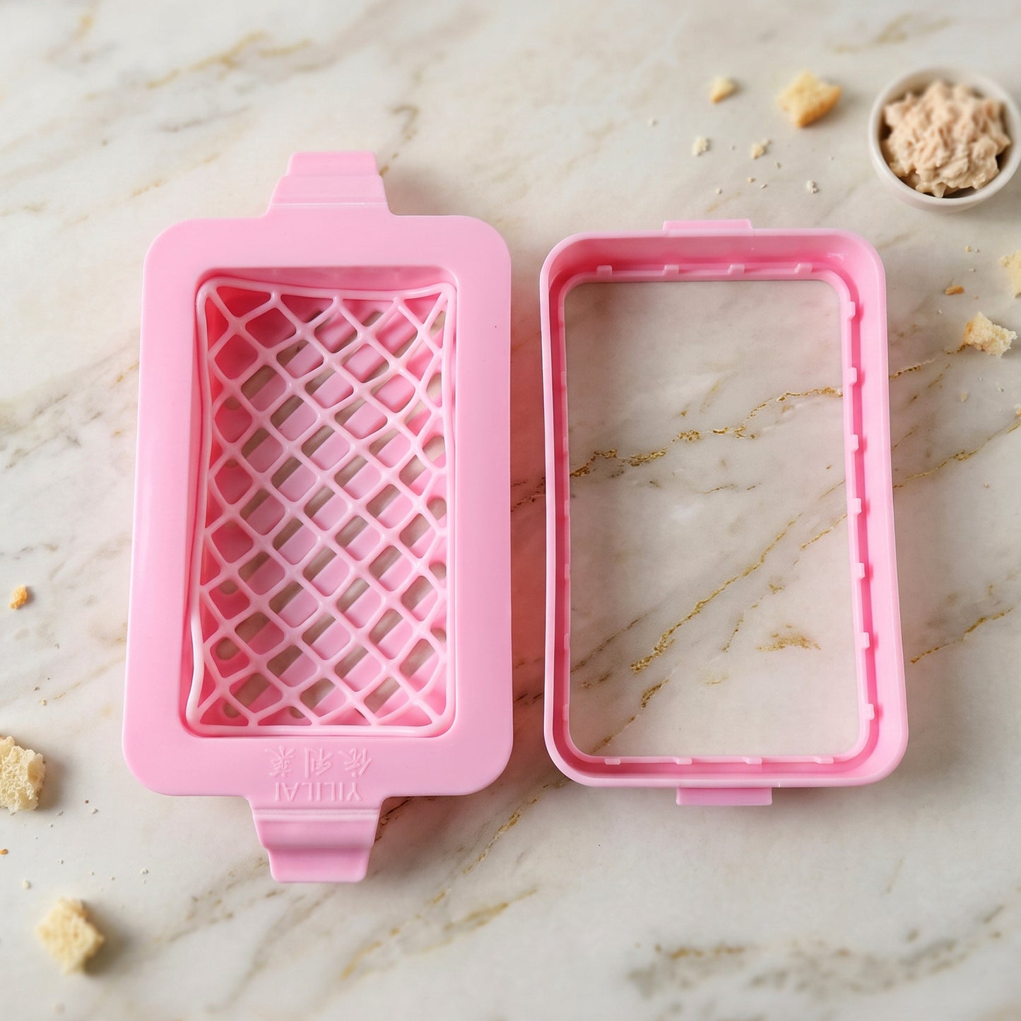 Plastic Soap Box Dish with Drain Tray for Bathroom and Kitchen (1 Pc)