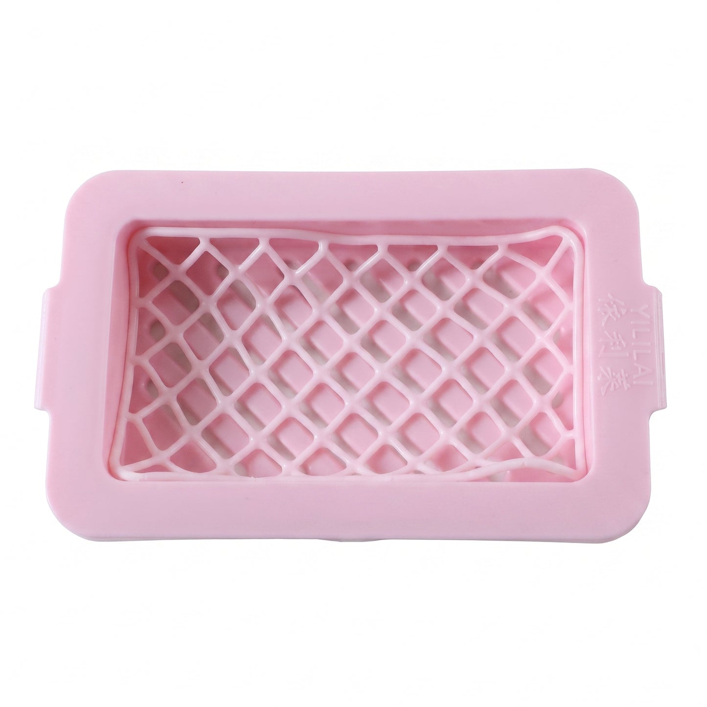 Plastic Soap Box Dish with Drain Tray for Bathroom and Kitchen (1 Pc)