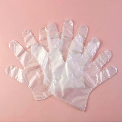 Disposable Clear Gloves, 50 Pc Pack