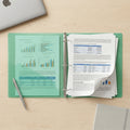 A4 Size Transparent Ring Binder Folder – Durable for Document Organization