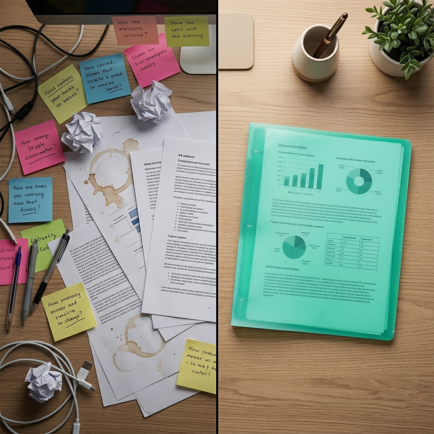 A4 Size Transparent Ring Binder File Folder 1 Pc (29.5 x 25.5 Cm)