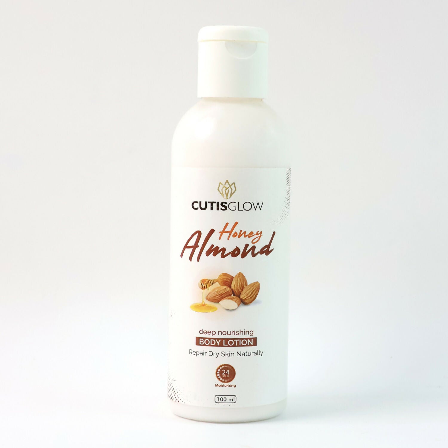 Eyelet CutisGlow Honey Almond Deep Nourishing Body Lotion – Moisturizing & Skin Repair Formula for Dry Skin with 24-Hour Hydration (100ml)
