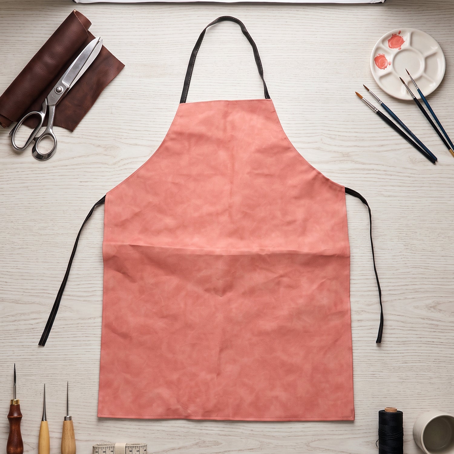 Durable Premium Kitchen Apron with Adjustable Neck Strap and Pocket (1 Pc)