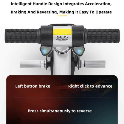 Electric Ride On Scooter Travel Bag with Foldable Trolley Design – Available in Silver, Pink & Black