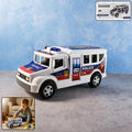 Police Van Toy – Friction Powered Realistic Kids Vehicle