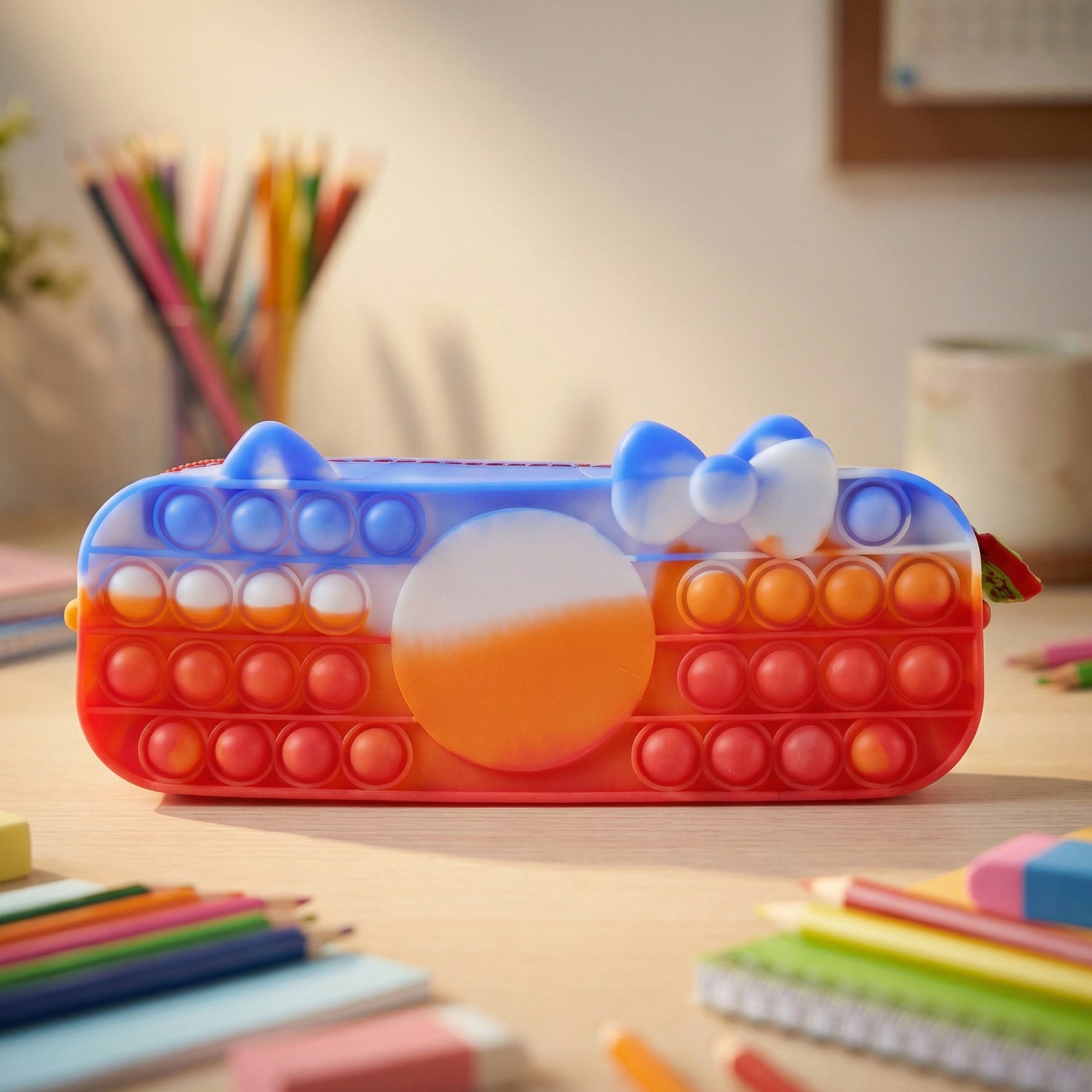 Student pencil pouch zipper