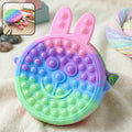 Cute Caterpillar Shape Pop It Pencil Pouch – Colorful & Stress-Relief