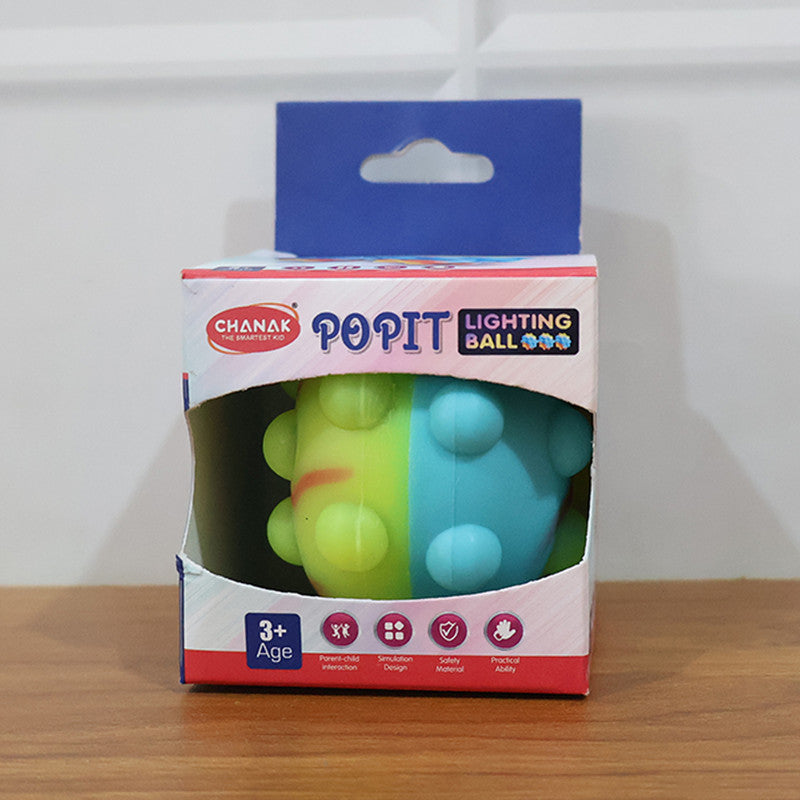 Aditi LED Pop-It Stress Ball for Kids & Adults – Light-Up Squeeze Toy for Relaxation & Sensory Play