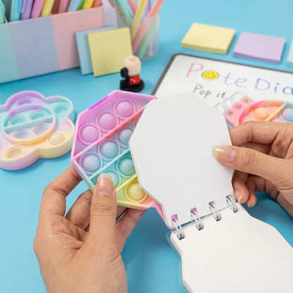 Hexagon bubble diary cover