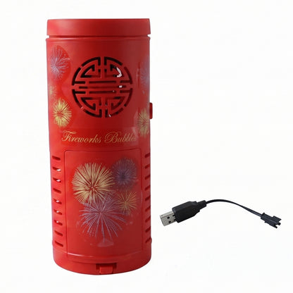 Bubble Blowing Machine with LED Effects
