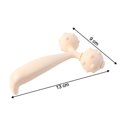 Dual Ball Facial and Body Massage Roller - 1 Pc