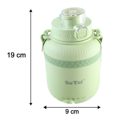 Portable Electric Kettle 600ml, Travel Water Boiler Bottle with Temperature Control (1 Pc)