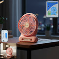 Portable USB Rechargeable Desk Fan – Compact Cooling with Speed Control