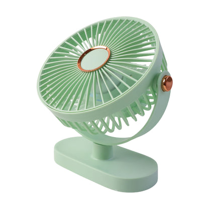 Table fan placed on study table