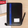 A4 Portfolio File with Zipper – 40 Leaf Document Organizer