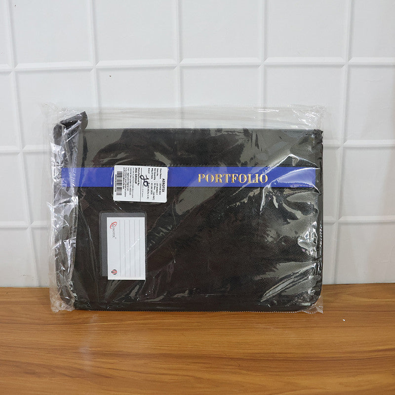 Aerotix A4 Portfolio File with Zipper – 10 Leaf Professional Document Organizer Folder