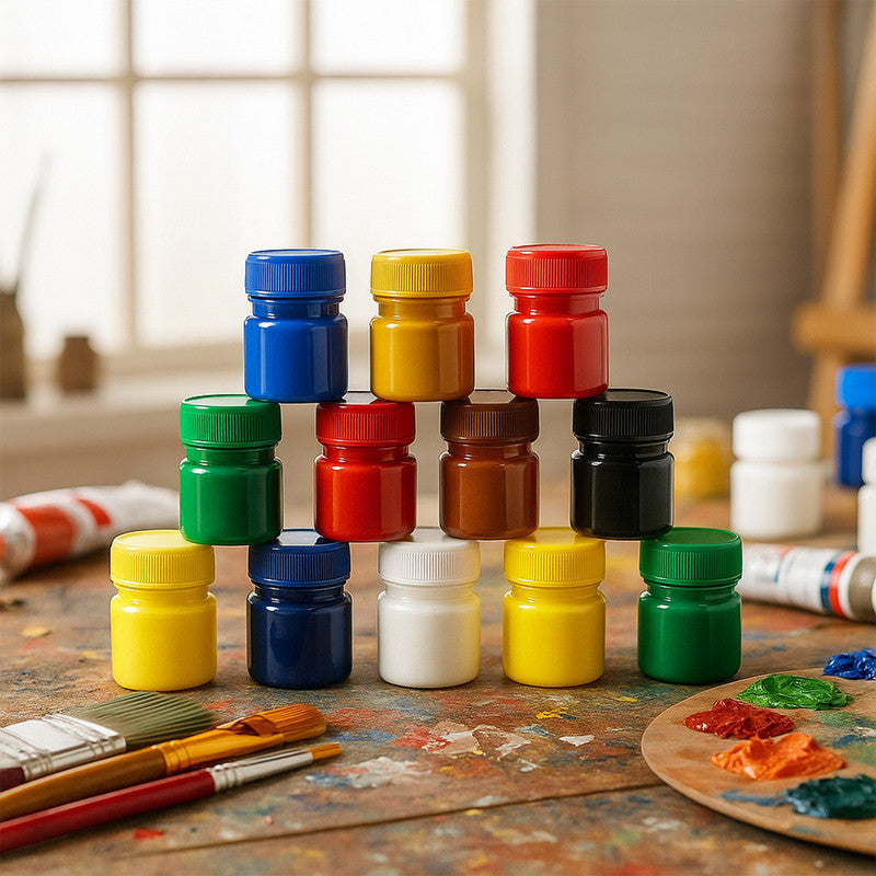 Camel Poster Colours – Vibrant 12 Shades Set for Art, School Projects & Craft Work