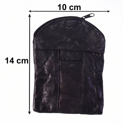 Versatile black mini pouch suitable for men and women for everyday use.