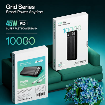 Power Bank, Powerbank – Fast Charging with Digital Display for Multiple Devices